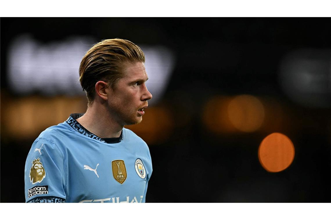 De Bruyne verkündet City-Abschied – Wolfsburg bietet sich an Kevin De Bruyne steht vor dem Abschied bei den Skyblues.