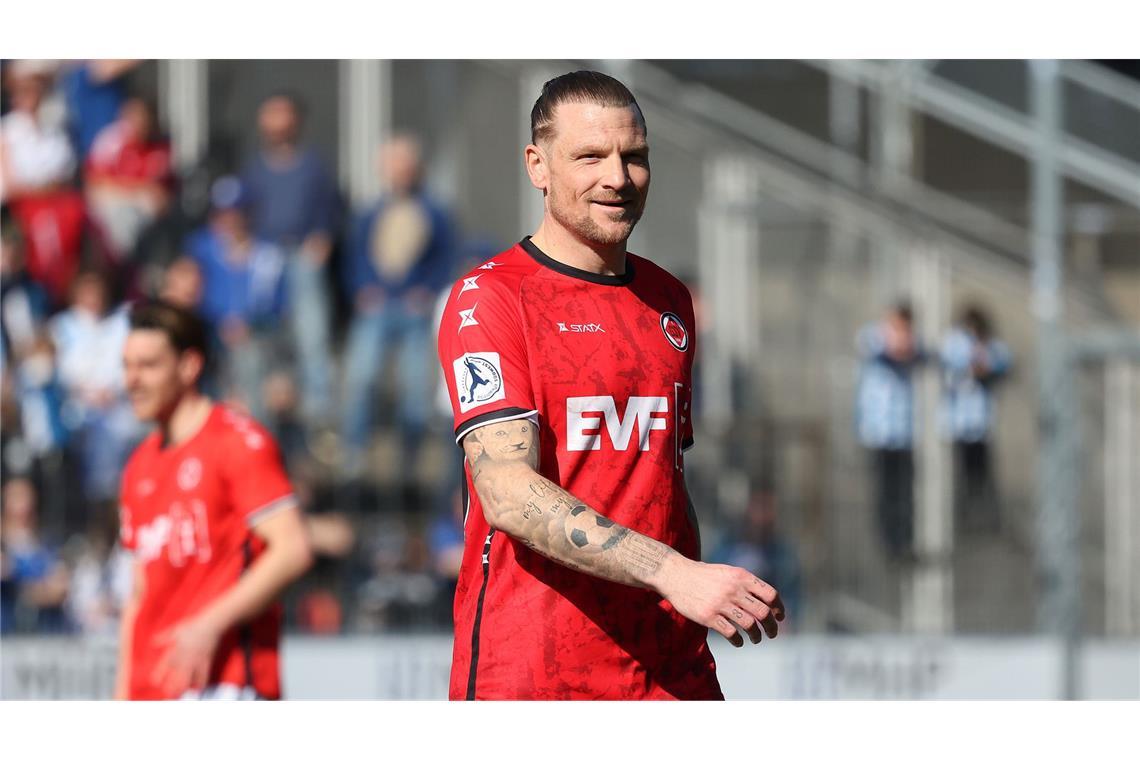 Schembris Doppelschlag bringt Kickers auf Siegerstraße Kevin Dicklhuber konnte wie das gesamte GSV-Team wenig Akzente setzen.