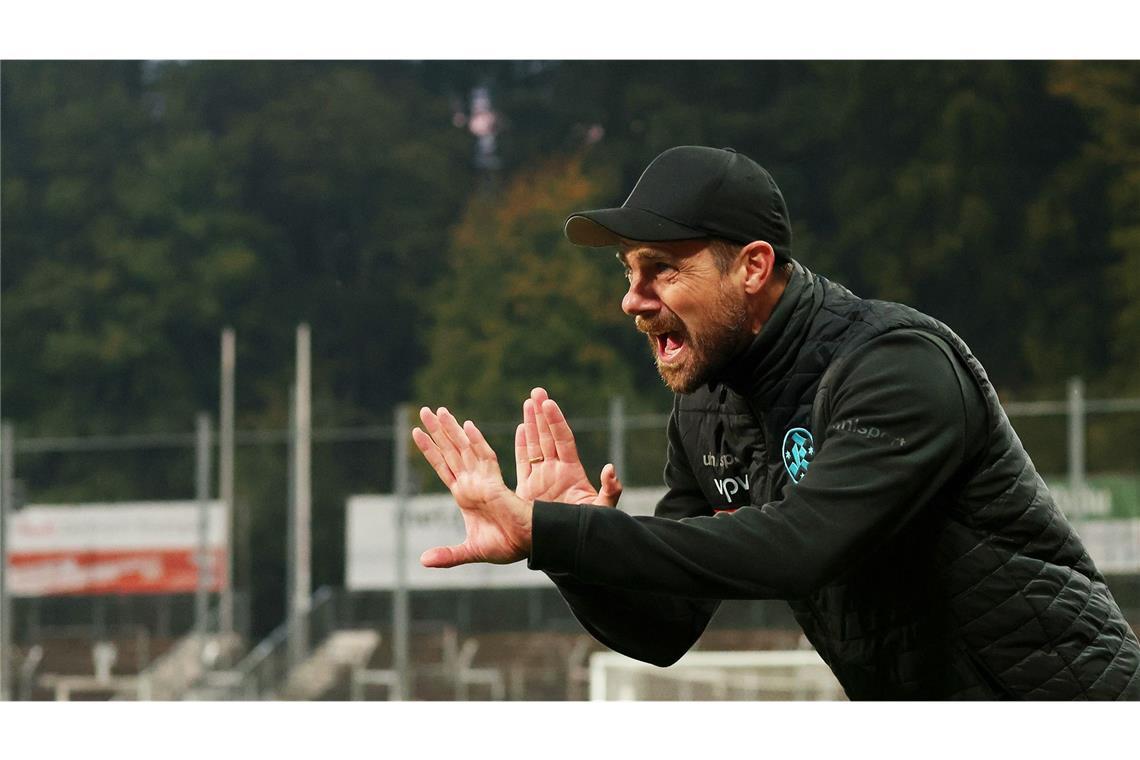 Kickers-Coach Marco Wildersinn konnte zufrieden sein.