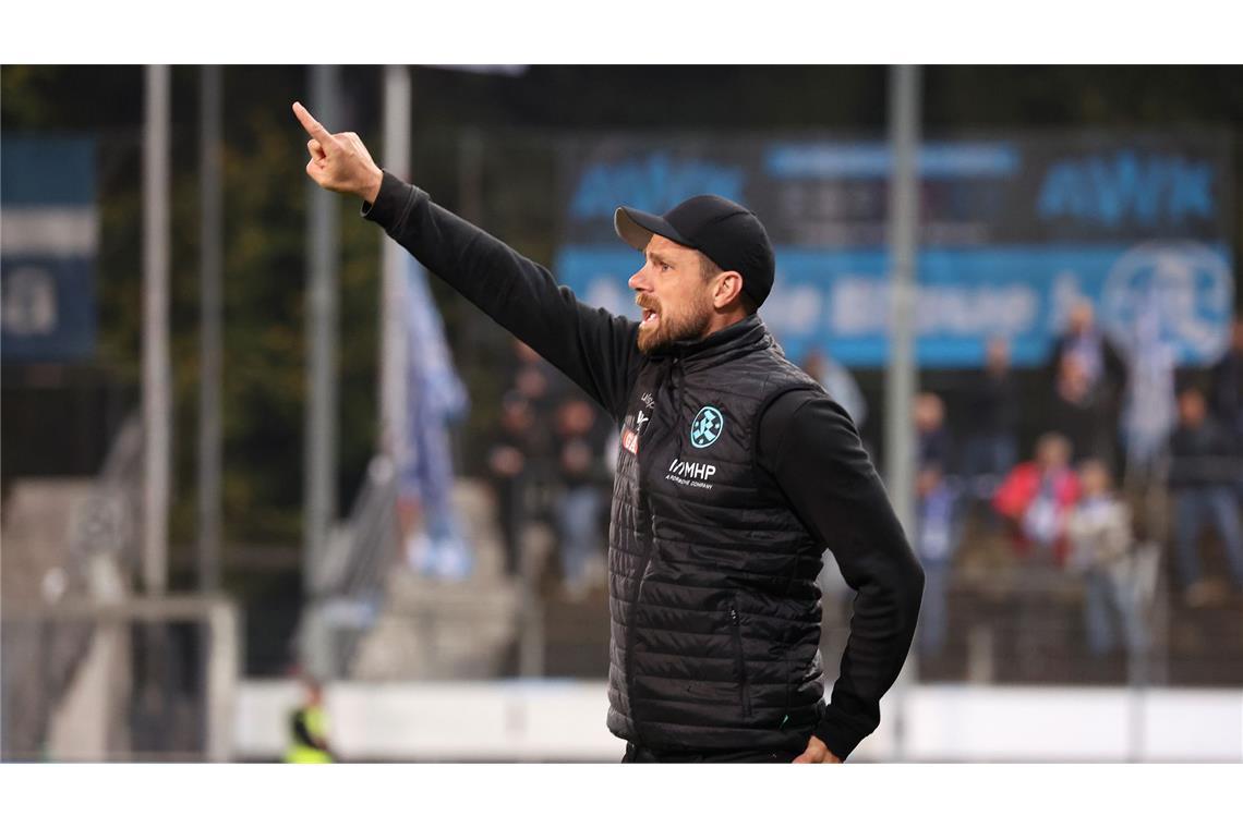 Kickers-Trainer Marco Wildersinn.