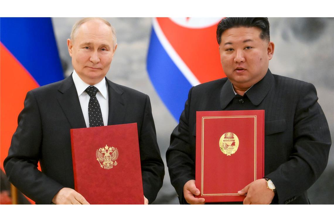 Schwere Kämpfe in der Ostukraine Kim unterstützt Putins Angriff gegen die Ukraine mit Soldaten. (Archivbild)