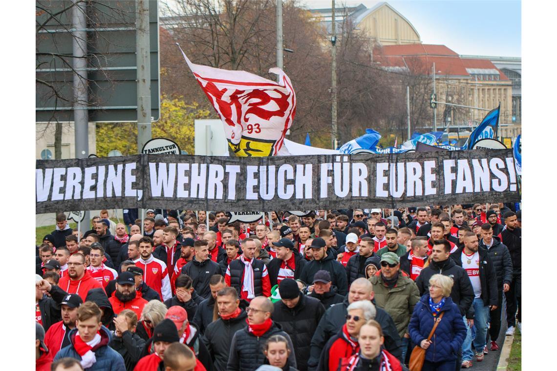 Klar formulierter Aufruf der VfB-Fans an ihren Club