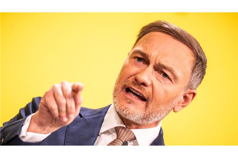 Klare Ansage beim Parteitag: FDP-Chef Christian Lindner will nicht mit den Grünen regieren.