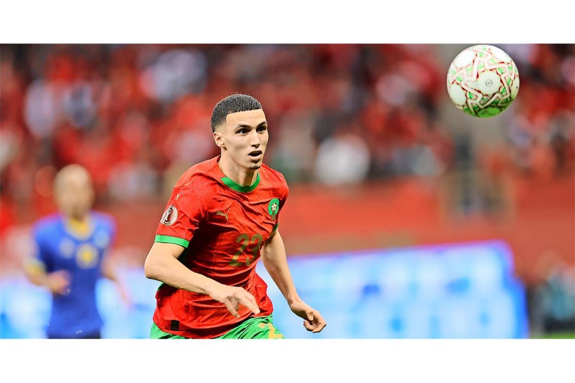 Klarer Fokus: VfB-Profi Bilal El Khannouss hat mit der marokkanischen Nationalmannschaft beim Afrika-Cup