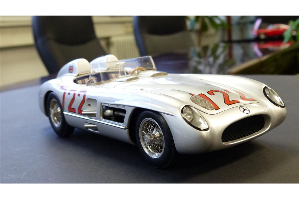 Klassiker: das Mercedes-Modell des 300 SLR Mille Miglia von 1955.
