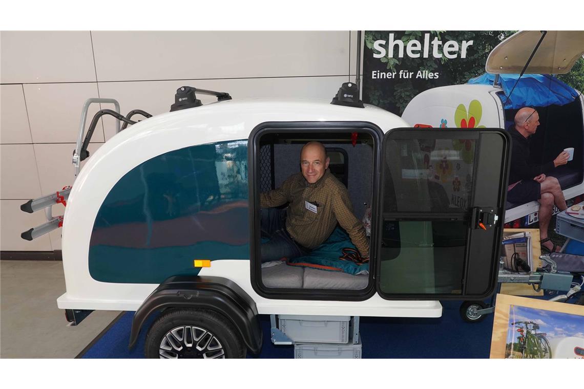 Das sind die Trends bei den Campern Kleiner geht’ nicht: Miniwohnwagen spielen auf der am Samstag beginnenden CMT eine große Rolle.