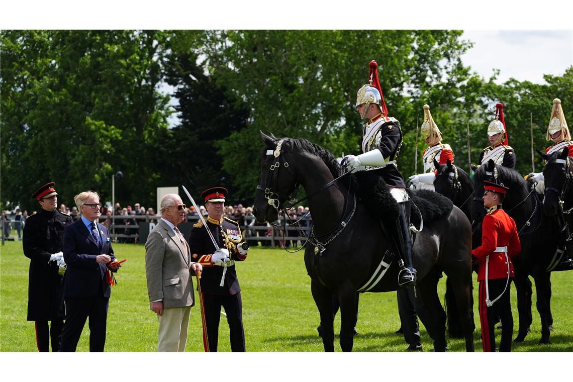 König Charles III. bei der Royal Windsor Horse Show.