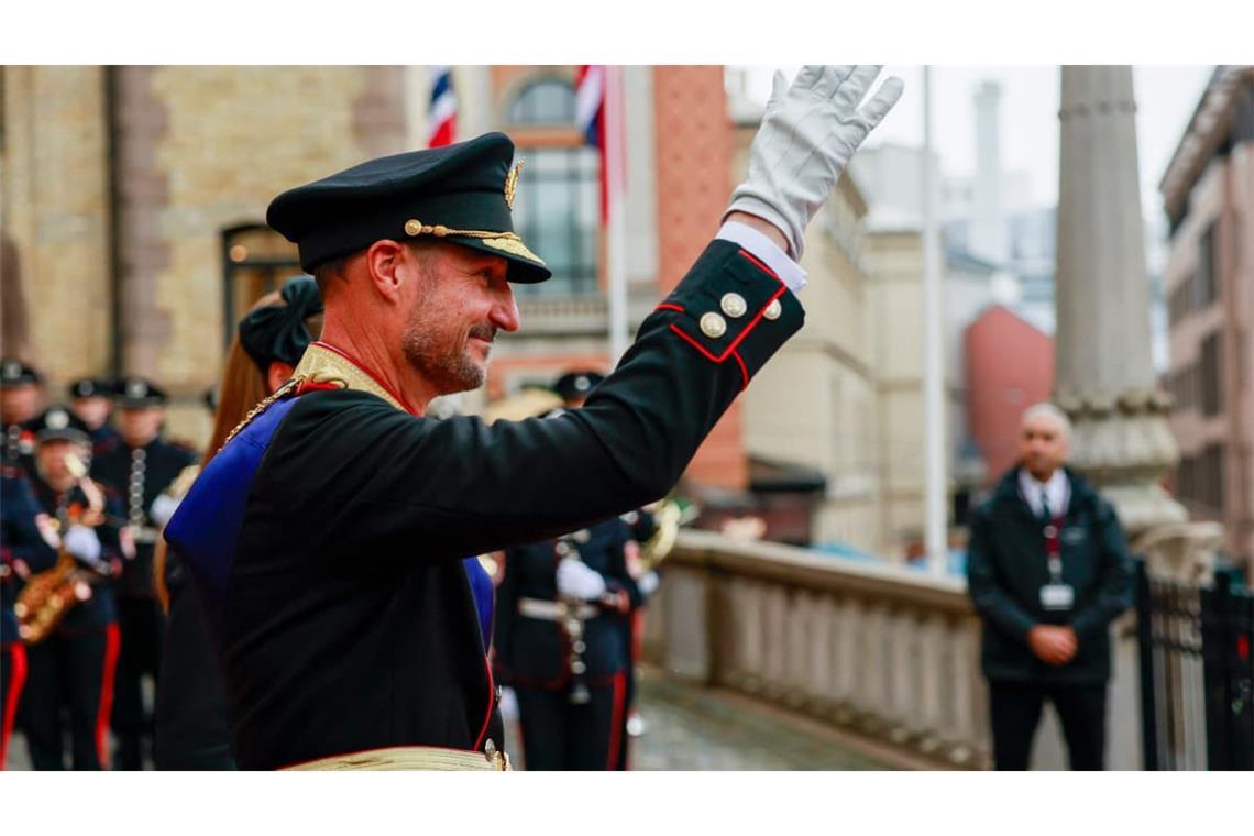 König Haakon VIII von Norwegen nach der offiziellen Eröffnung des Parlaments am 2. Oktober 2026.