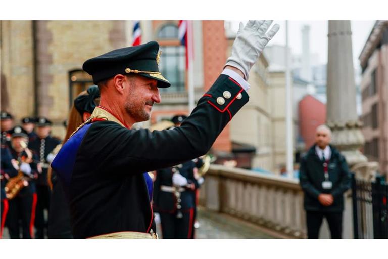 König Haakon VIII von Norwegen nach der offiziellen Eröffnung des Parlaments am 2. Oktober 2026.