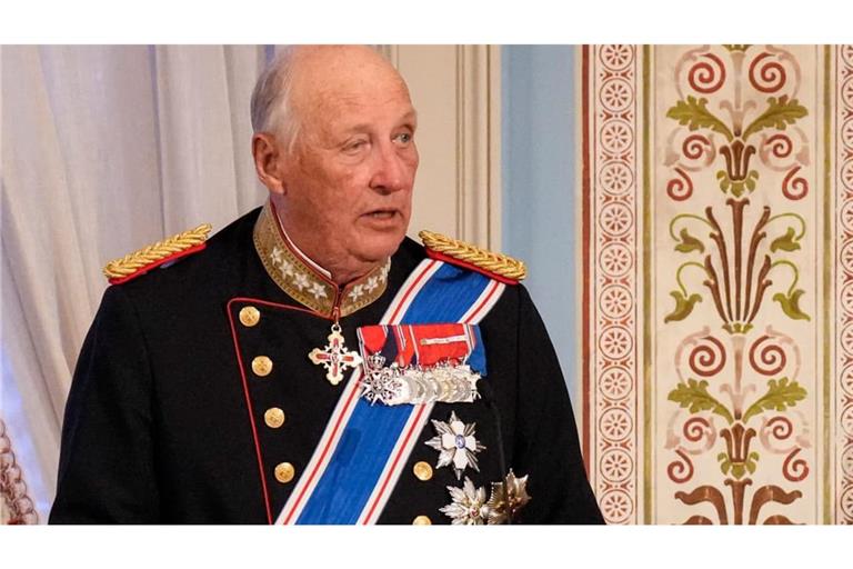 König Harald V. geht es nicht gut (Archivbild).