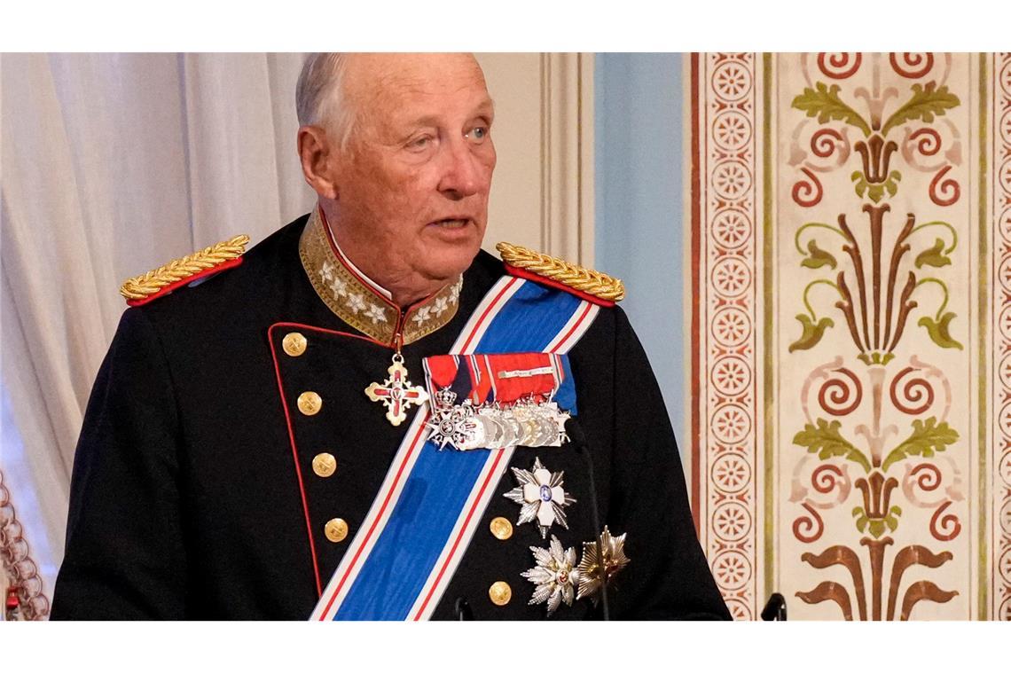 König Harald V. ist auf dem Weg der Besserung. (Archivbild)