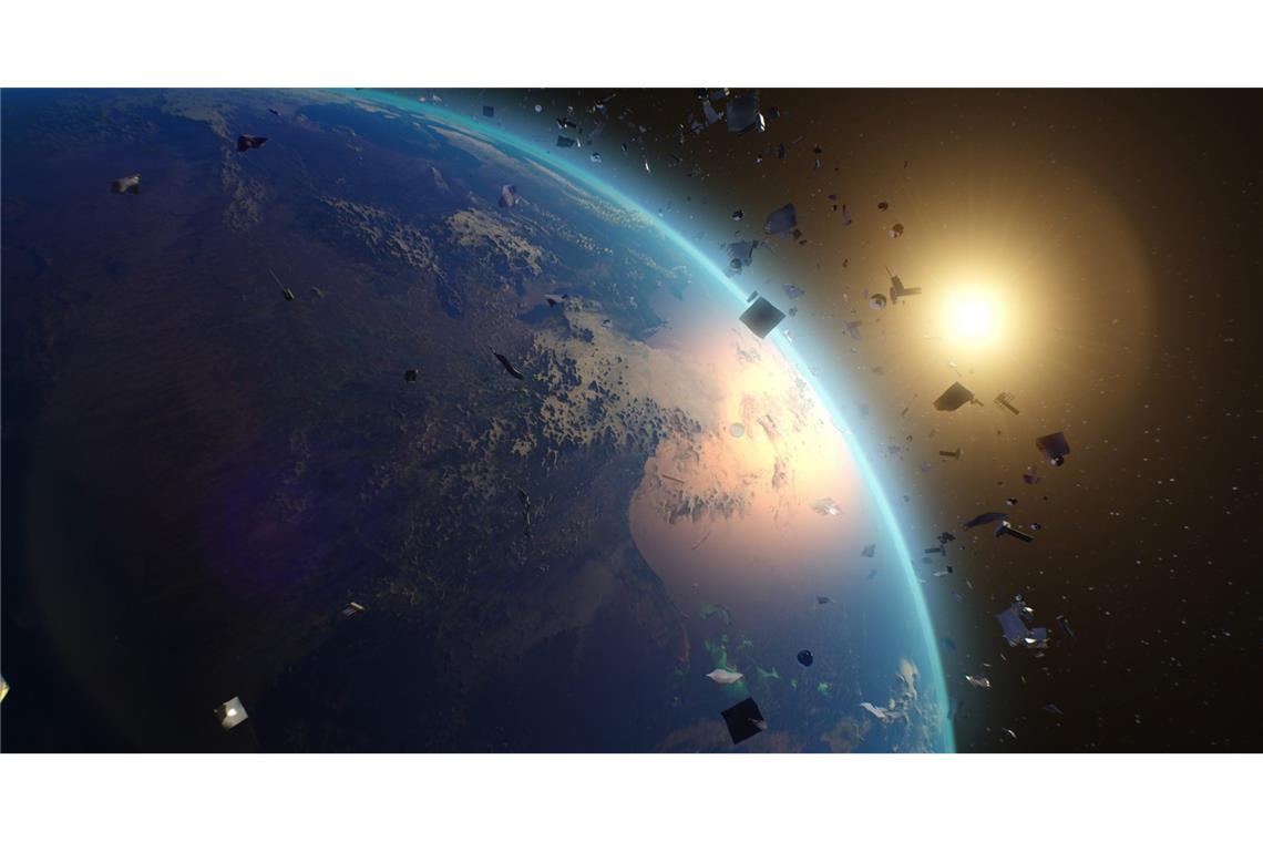 Ist Weltraumschrott gefährlich für Menschen? Können uns die Trümmerteile auf den Kopf fallen?