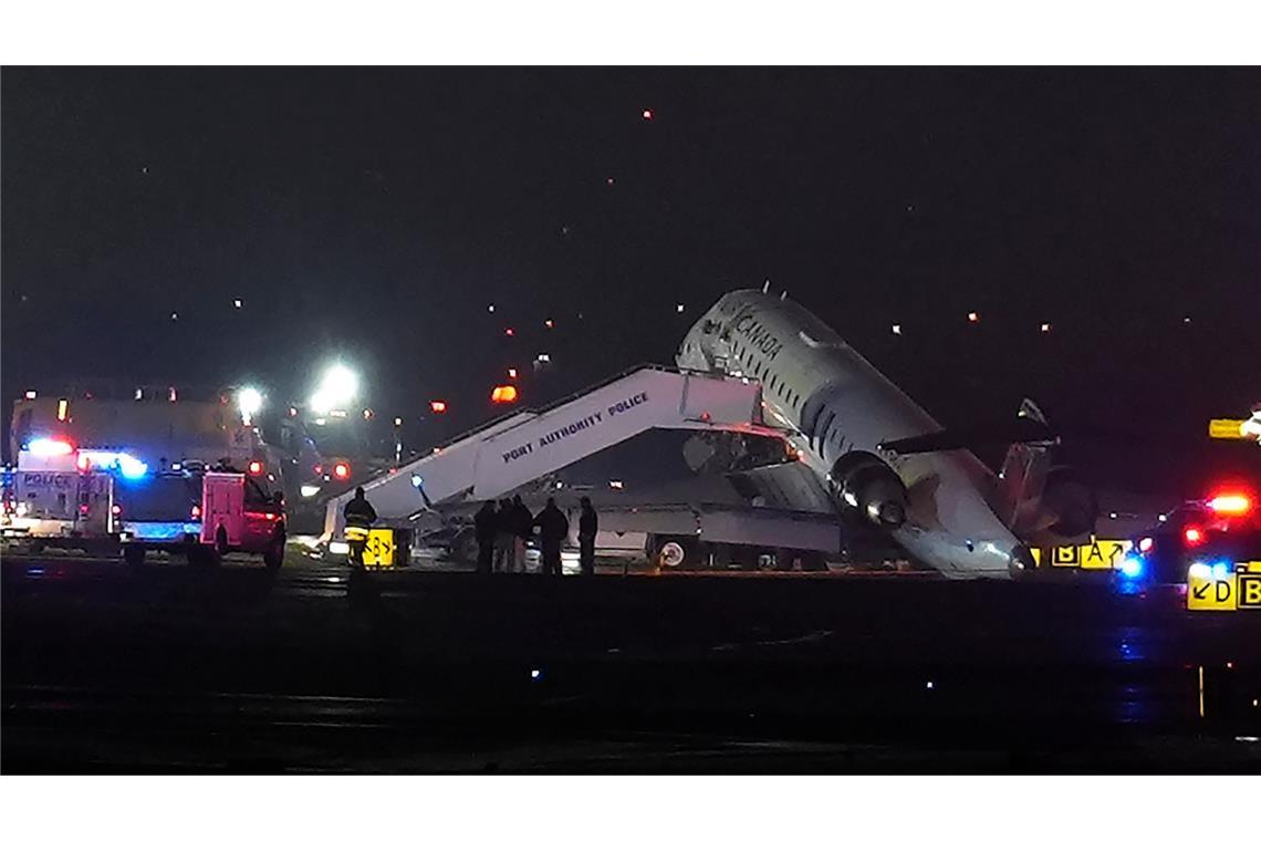 Kollision auf dem New Yorker Flughafen LaGuardia.