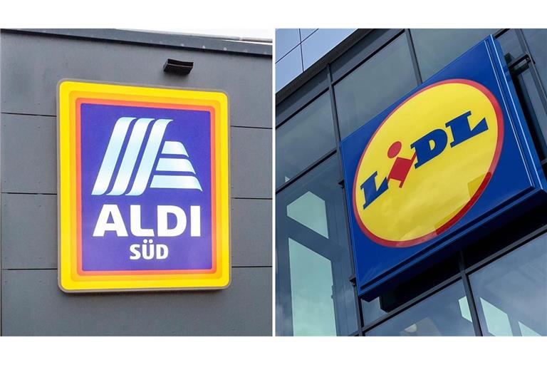 Konkurrenzkampf zwischen Aldi und Lidl.
