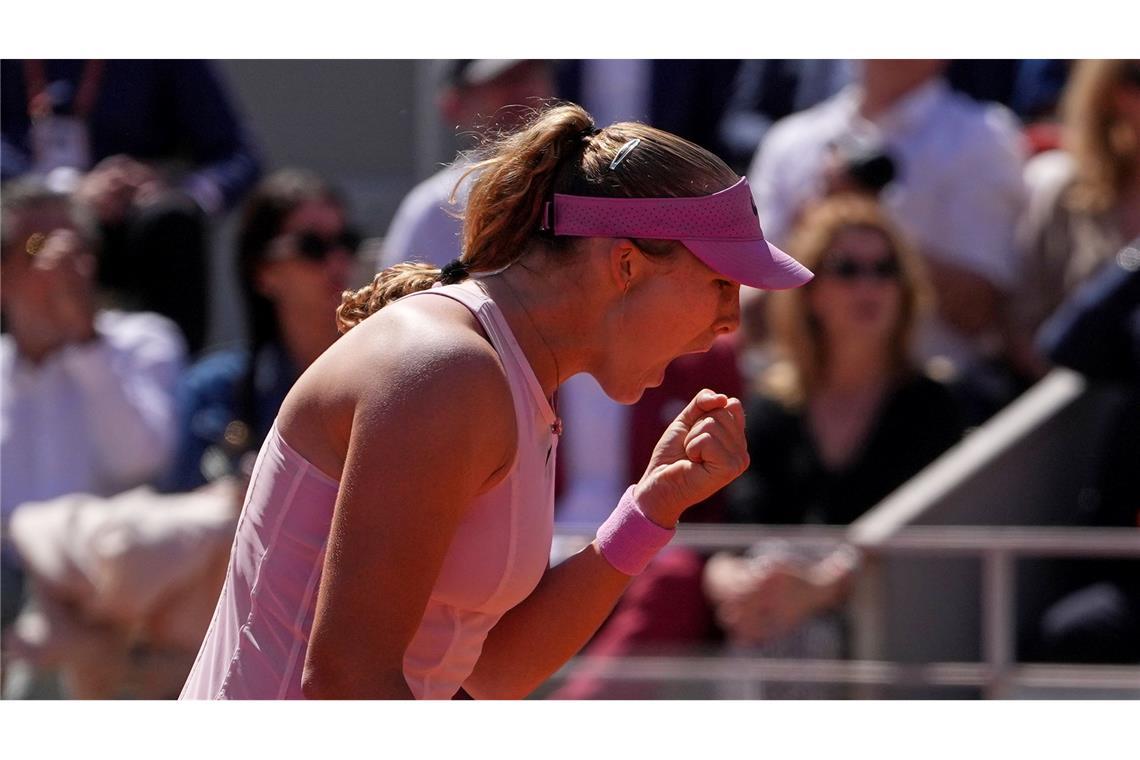 Konnte auch im Finale der French Open jubeln: Mirra Andrejewa.