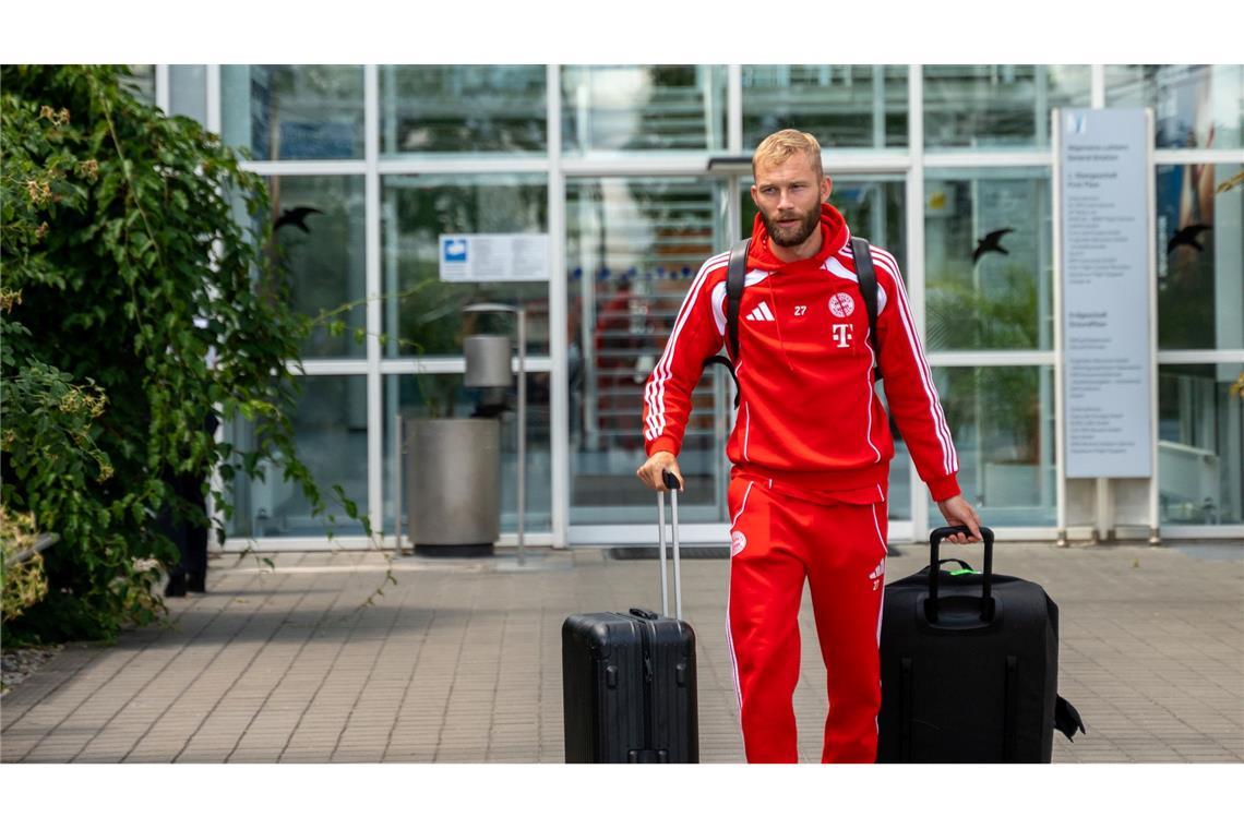 Musiala-News da: Bayern meldet erfolgreiche Operation Konrad Laimer und seine Teamkollegen kehrten am Montag aus den USA zurück.