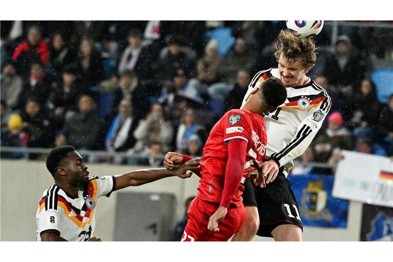 Kopfballstark mit 1,98 Metern: Torjäger Woltemade.