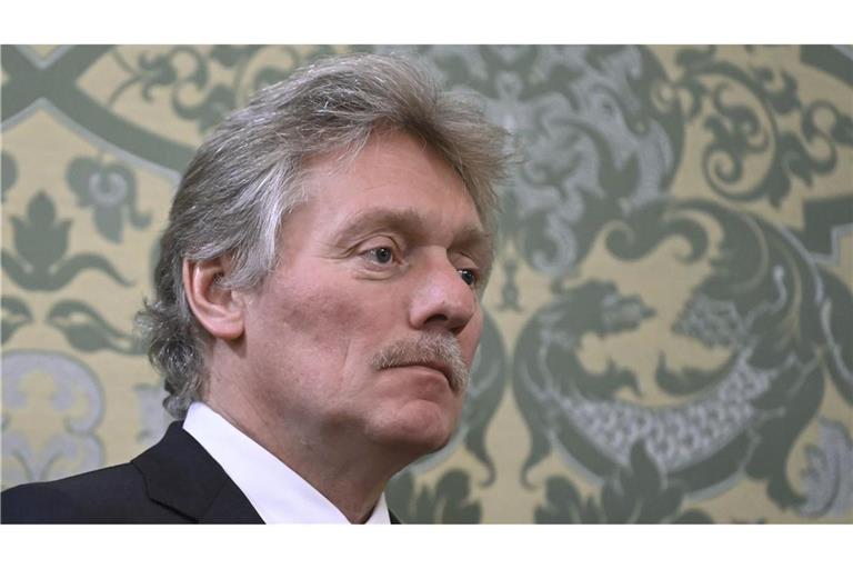 Kreml-Sprecher Dmitri Peskow hielt sich mit einer Aussage zurück. (Archivbild)