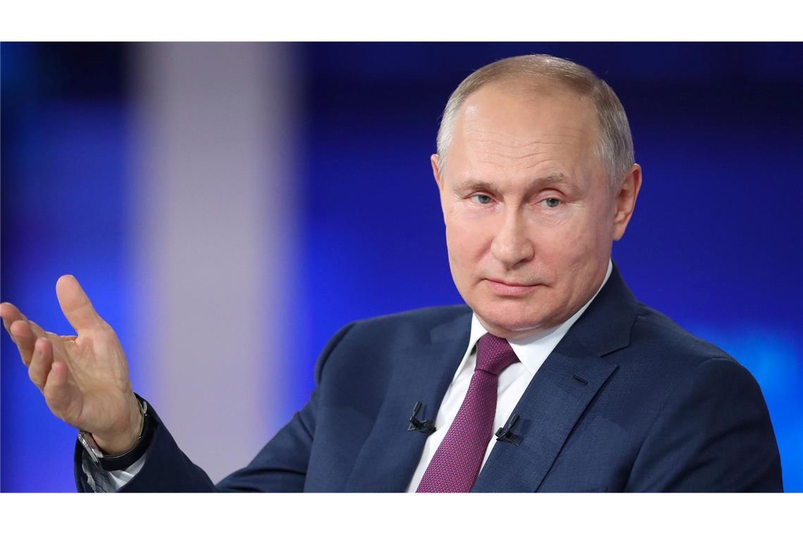 Kremlchef Putin wird in einer mehrstündigen TV-Show seine Sicht auf die Weltlage schildern. (Archivbild)