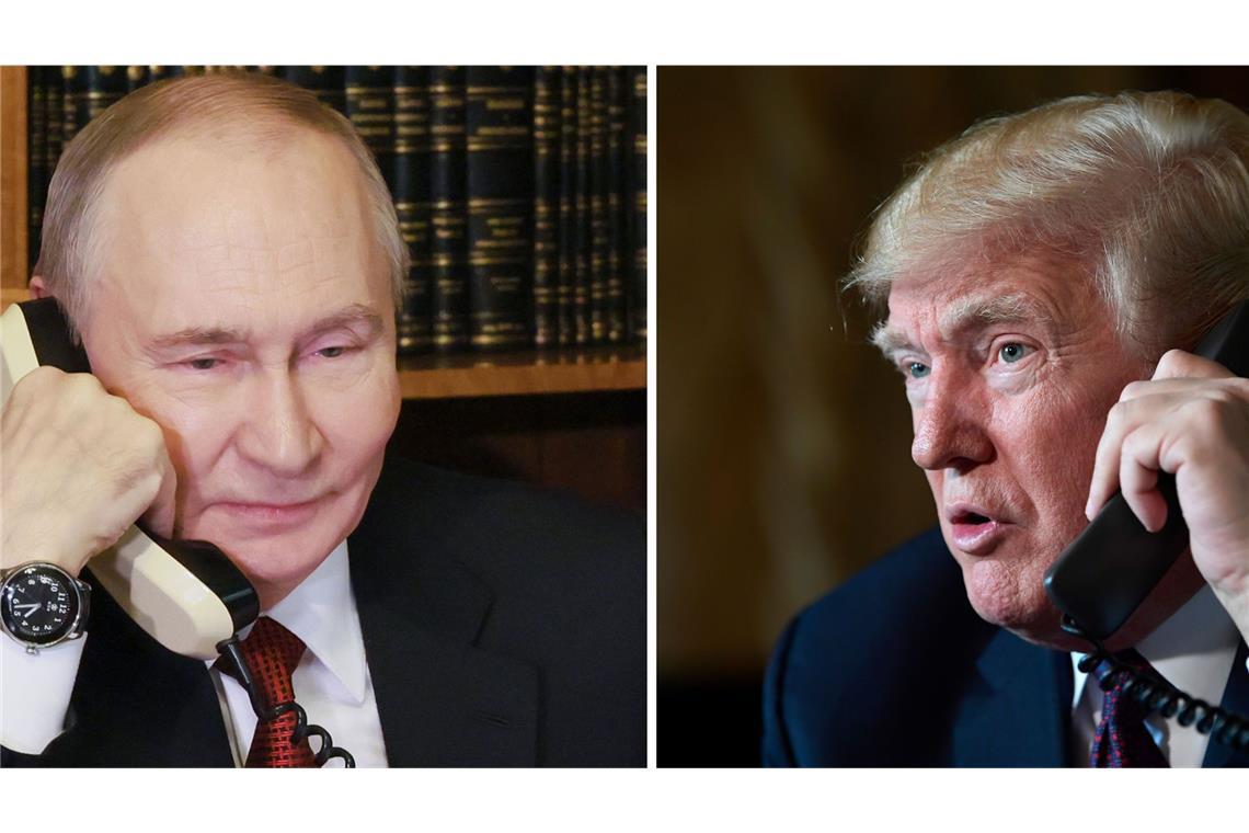 Kremlchef Wladimir Putin und US-Präsident Donald Trump haben in einem Telefonat über eine befristete Waffenruhe im Ukraine-Krieg gesprochen.