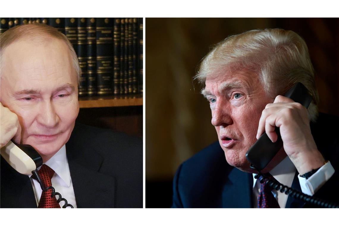 Kremlchef Wladimir Putin und US-Präsident Trump haben erneut miteinander telefoniert. (Archivbild)