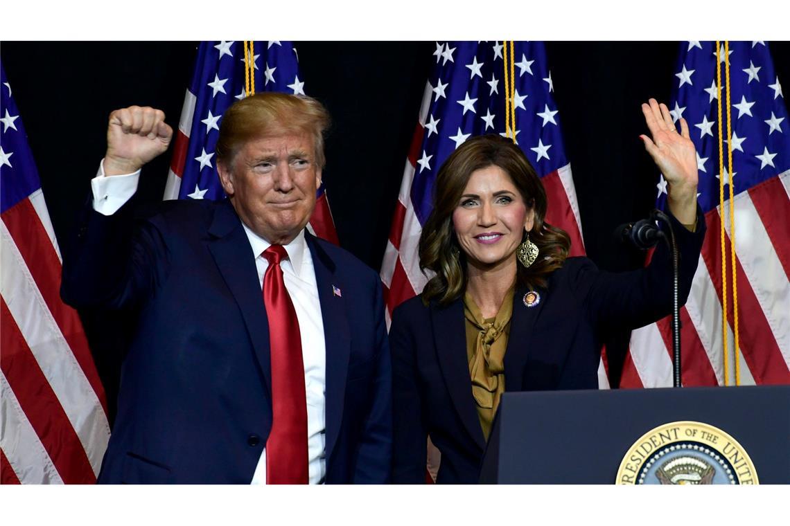 Trump bei Biden im Weißen Haus - Moderator als Pentagon-Chef Kristi Noem ist für das Amt der Heimatschutzministerin vorgesehen.