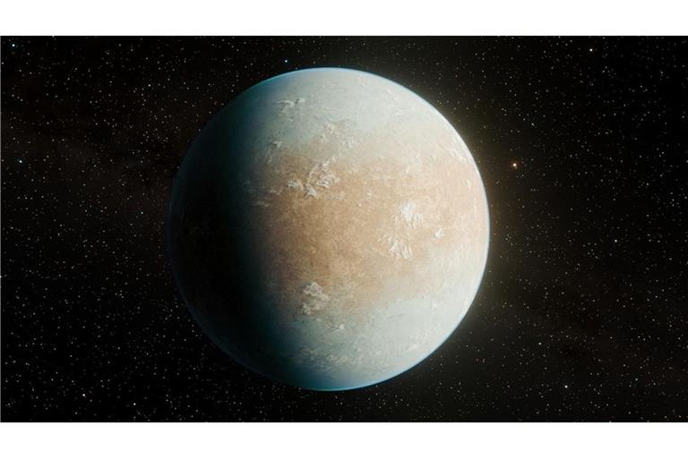 Künstlerische Darstellung des Exoplaneten HD 137010 b.