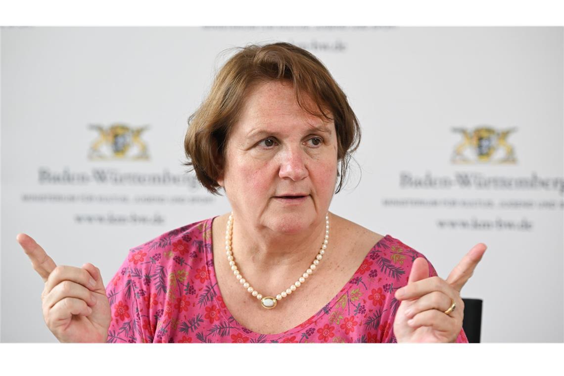 Kultusministerin Theresa Schopper