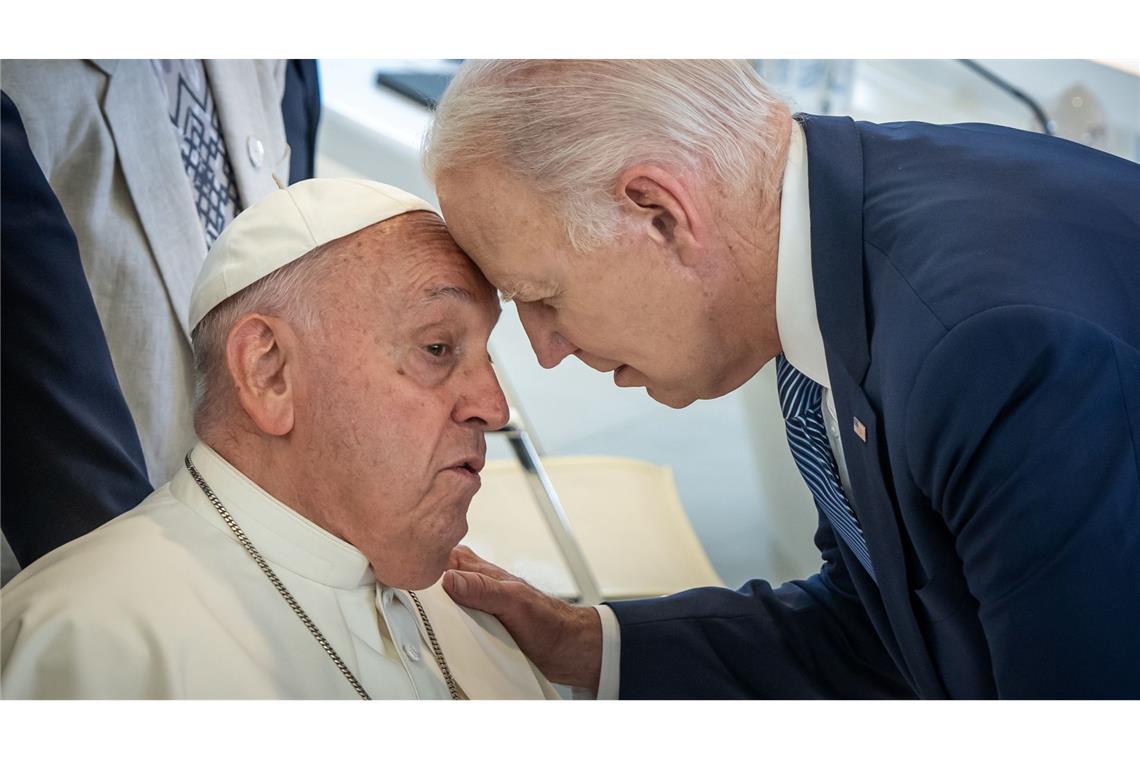 Abschiedstrip nach Italien: Biden besucht Papst im Januar Kurz vor seinem Abschied aus dem Amt plant Joe Biden noch ein Treffen mit dem Papst - in Italien. (Archivbild)