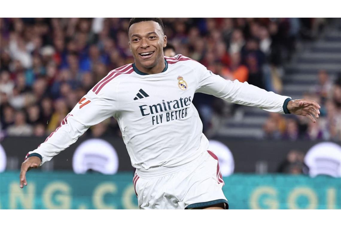 Kylian Mbappé war mit einem Doppelpack der Matchwinner für Real Madrid.