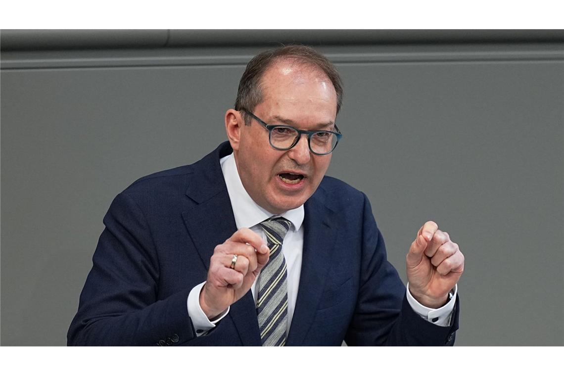 Wie könnte das neue Kabinett aussehen? Landesgruppenchef Alexander Dobrindt könnte für die CSU den Top-Posten im Kabinett übernehmen. (Archivbild)