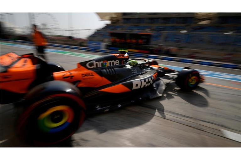 Lando Norris führt vor dem Rennen in Bahrain die WM an.