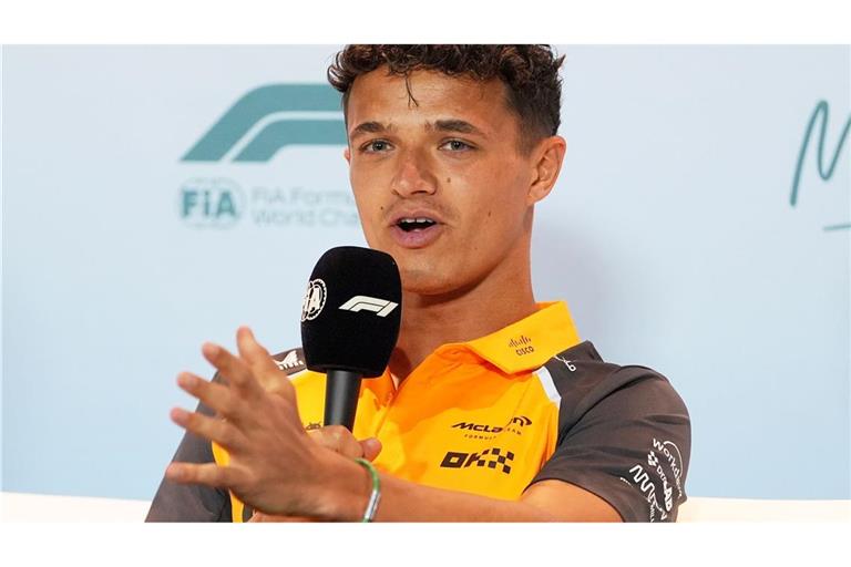 Lando Norris jubelte 2024 über seine Siegpremiere in der Formel 1.
