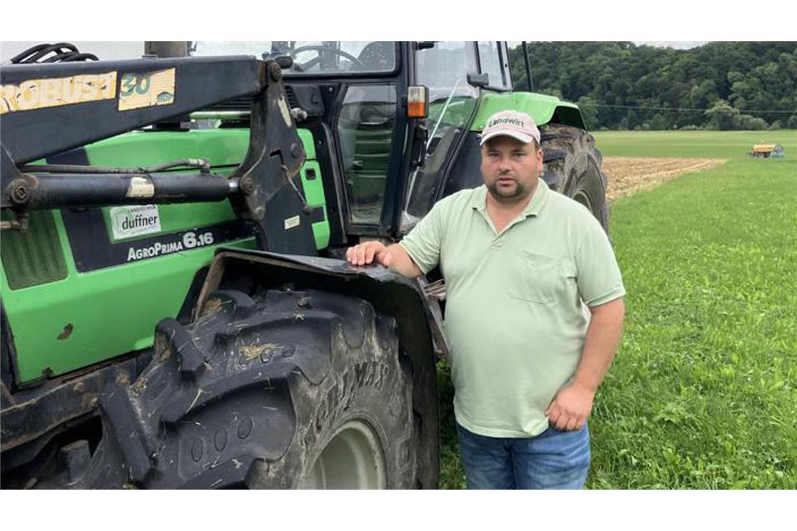 Landwirt war als einer der Ersten vor Ort – „habe sofort zwei Tote gesehen“ Landwirt und Ersthelfer: Johannes Figel