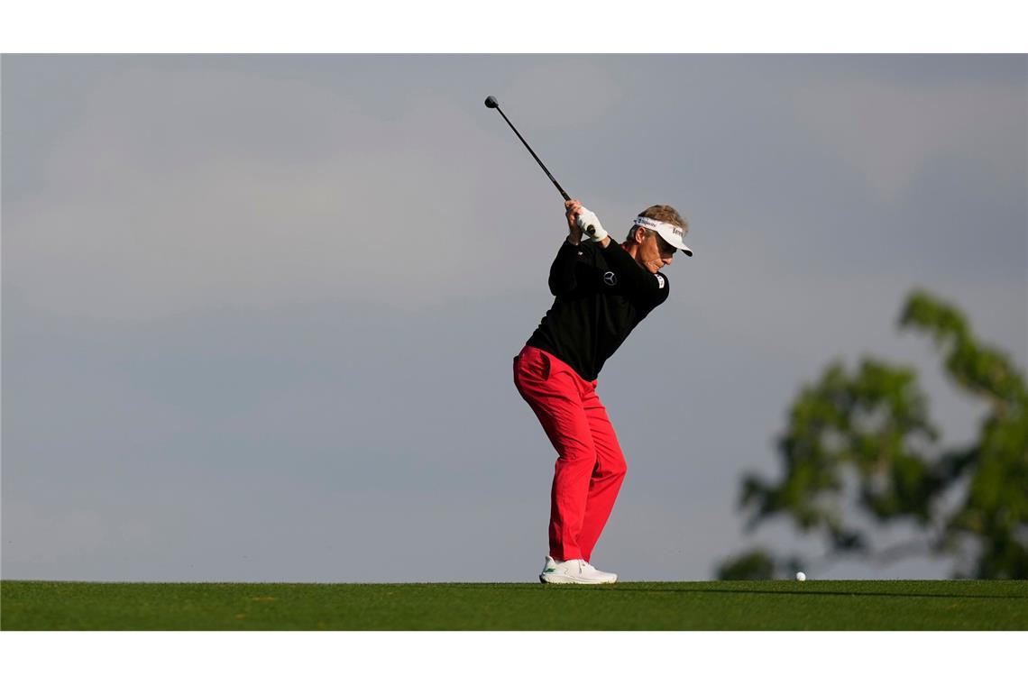 Golf-Legende Langer spielt gute Auftaktrunde bei Masters Langer musste seine Auftaktrunde bereits morgens beginnen.