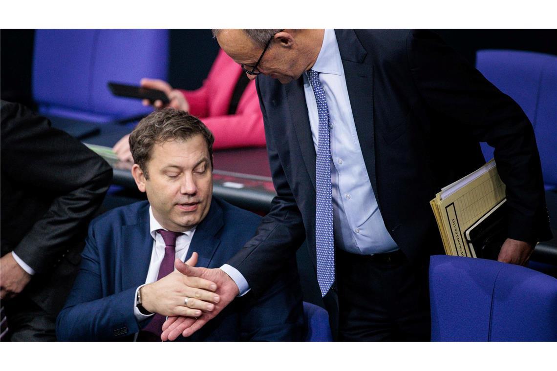 Lars Klingbeil, SPD-Finanzminister, im Bundestag.