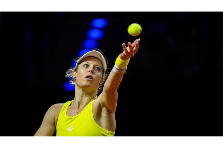 Laura Siegemund ist beim Porsche Tennis Grand Prix in Stuttgart ausgeschieden.
