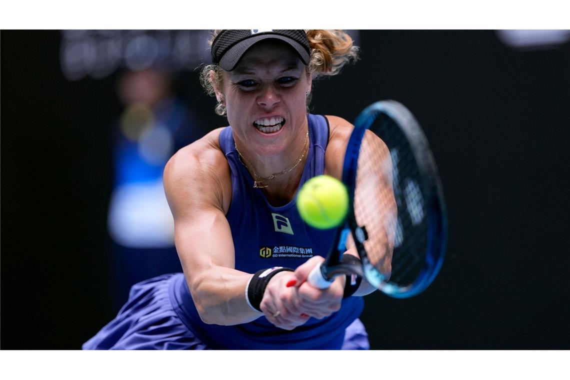 "So glücklich": Siegemund feiert Coup gegen Olympiasiegerin Laura Siegemund lieferte der favorisierten Laura Siegemund einen großen Kampf