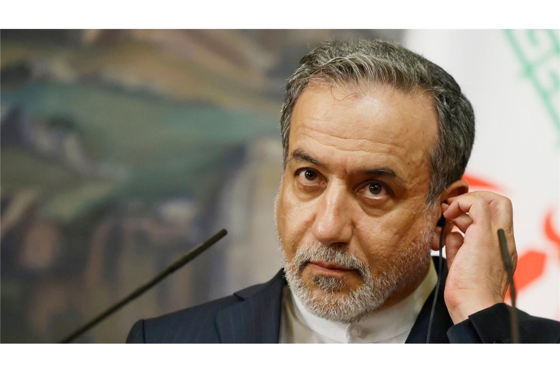 Laut Irans Außenminister Araghtschi ist ein Abkommen zum Greifen nah. (Archivbild)