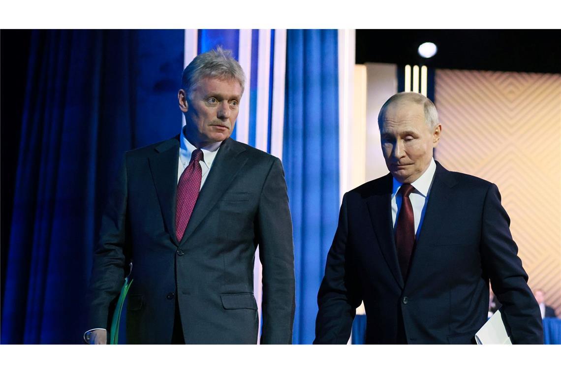 Laut Kremlsprecher Dmitri Peskow ist bislang in Moskau keine Einladung zum G7-Treffen eingegangen. (Archivbild)