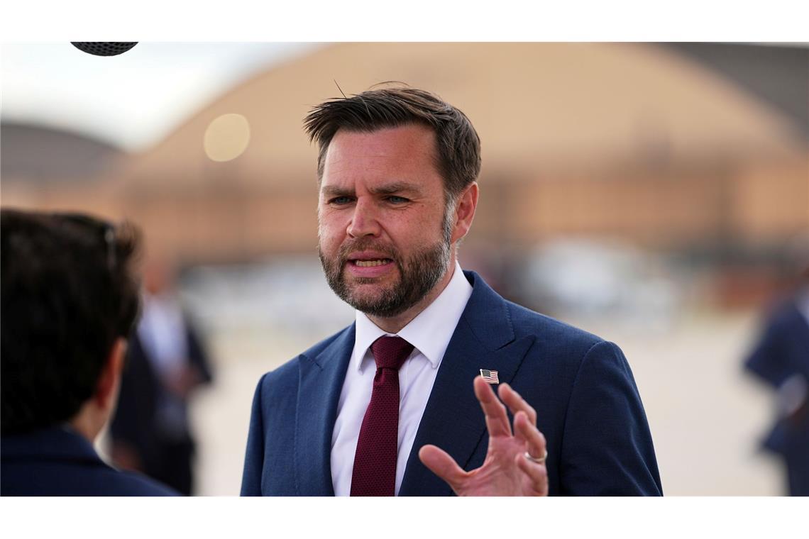 Laut US-Vizepräsident Vance gibt es in den Verhandlungen mit dem Iran Fortschritte.