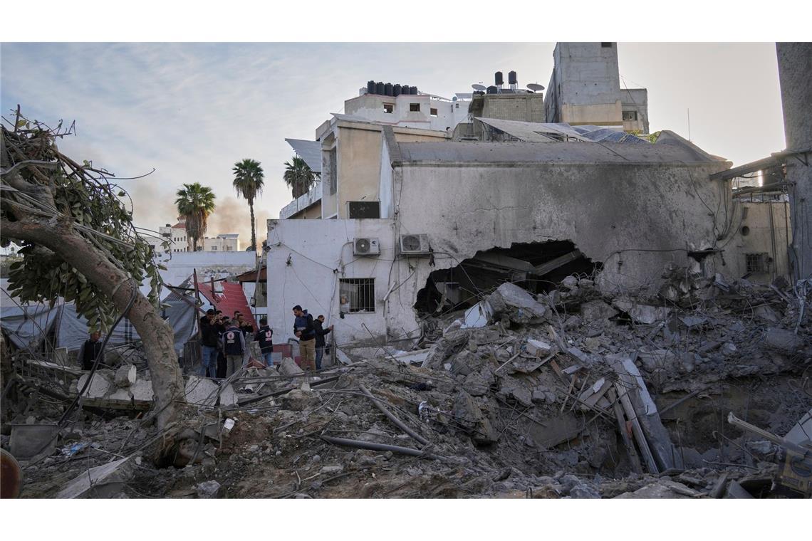 Israel rechtfertigt Attacke auf Krankenhausgebäude in Gaza Laut WHO wurde das Krankenhaus stark beschädigt. (Archivbild)