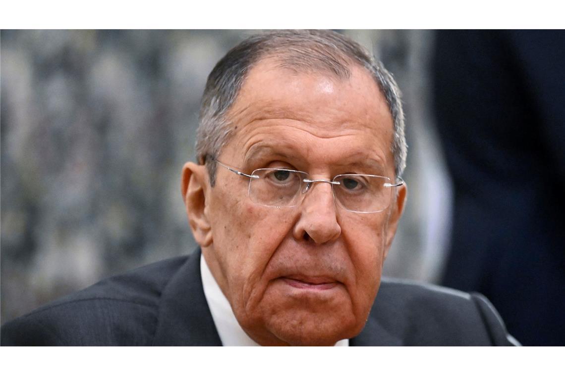 Lawrow schlägt eine russische Nichtangriffsgarantie für EU und Nato vor. (Archivbild)