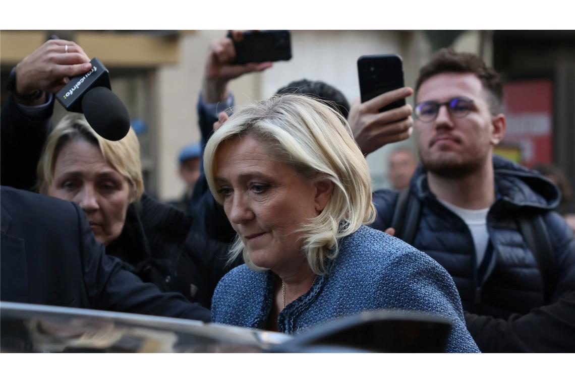 Le Pen kritisierte ihre Verurteilung in erster Instanz harsch. (Archivbild)