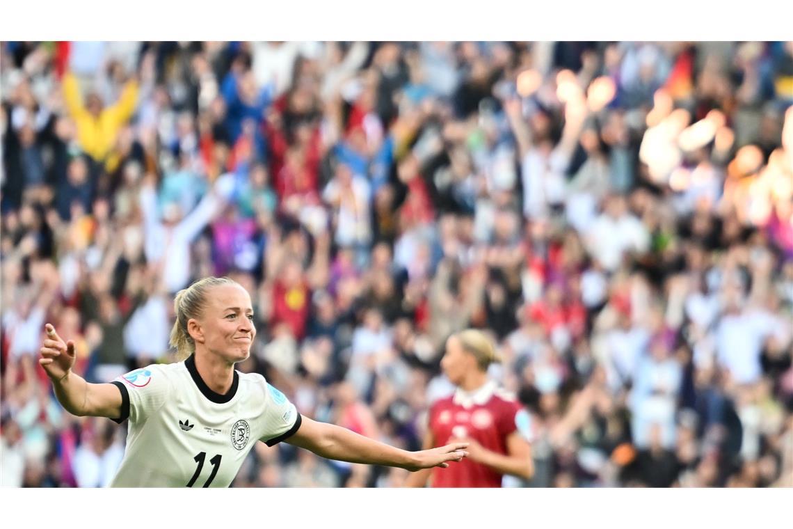 DFB-Boss warnt bei EM: "Nicht euphorisiert sein" Lea Schüller sorgte mal wieder für das Siegtor.