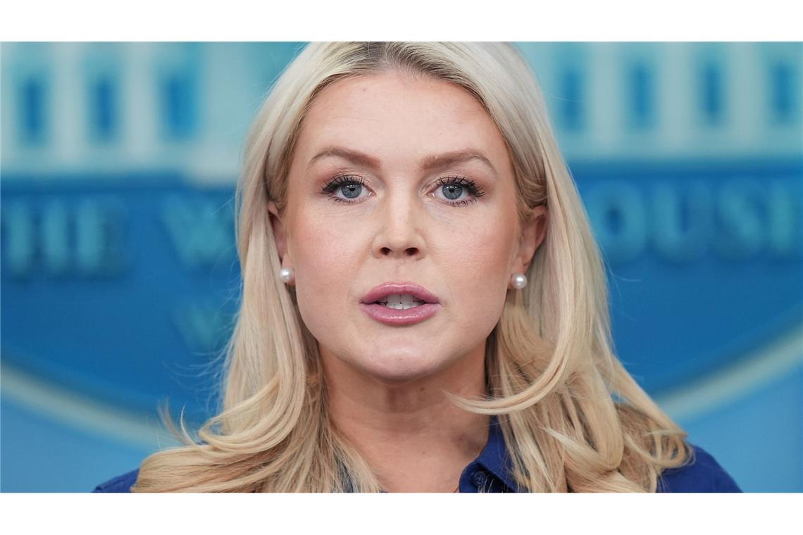 Leavitt spielt iranische Angriffe auf Frachter herunter