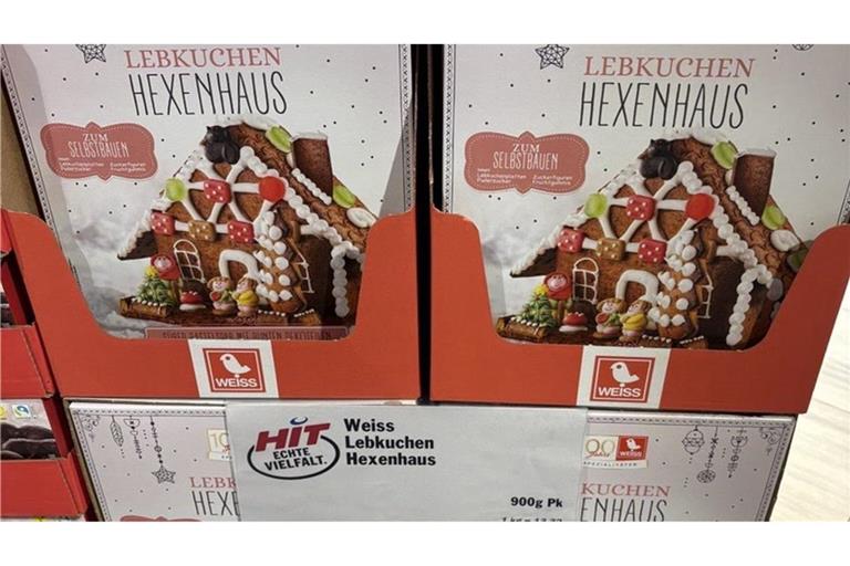 Lebkuchen gibt es auch bereits im Hit-Supermarkt in Stuttgart.