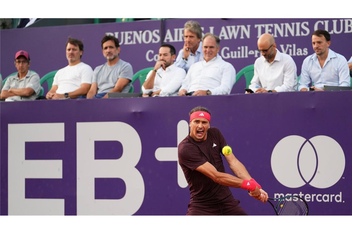 Zverev erreicht Viertelfinale in Buenos Aires Legte einen guten Start ins Sandplatzturnier hin: Alexander Zverev