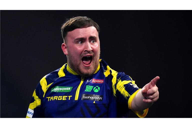 Legte sich mit den Fans an: Luke Littler.