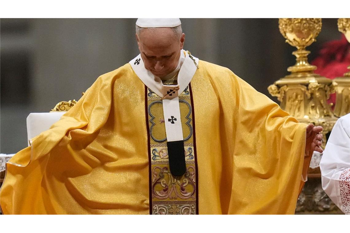 Leo XIV. rief zu Menschlichkeit auf.